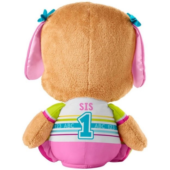 Fisher-Price Laugh & Learn So Big Sis, Large Musical Plush Puppy Toy Multi - Picture 8 of 9